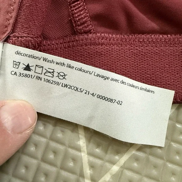 Lululemon Run Times Bra *High Support, B–G Cups Size 36 DDD Mulled Wine LW2CQLS - Picture 6 of 6